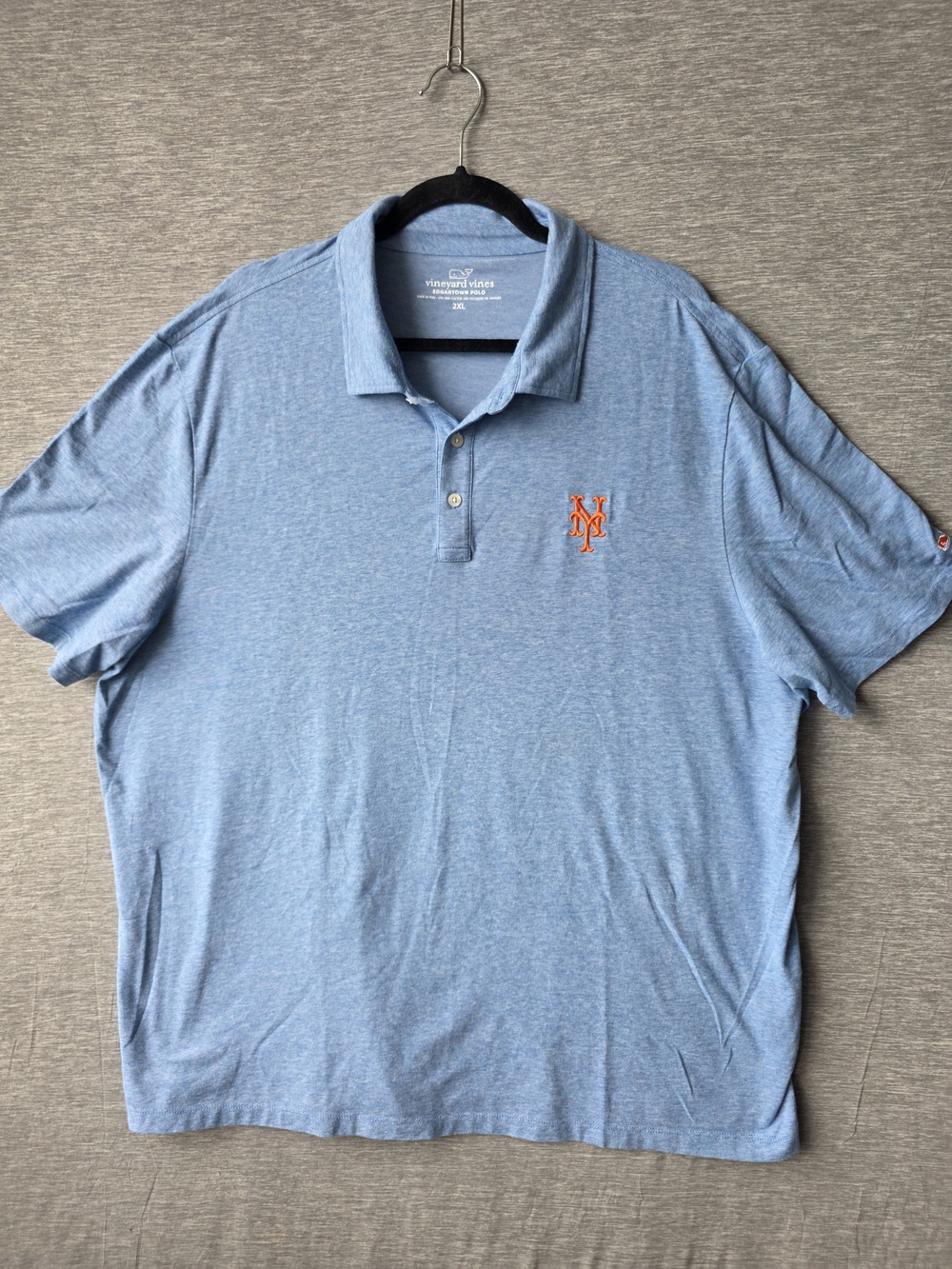 Vineyard Vines New York Mets Edgartown Polo Men’s 2XL Official MLB